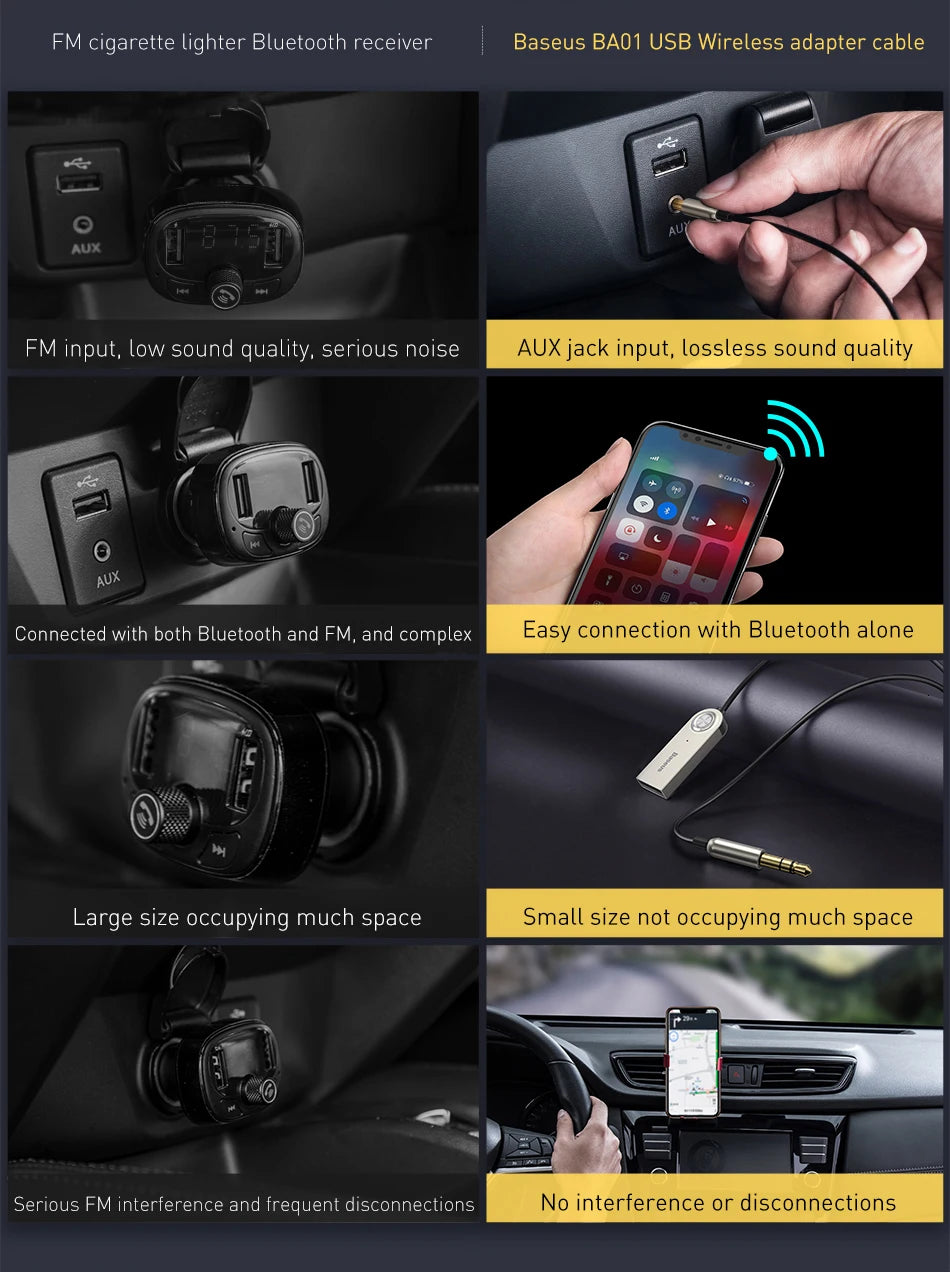 Baseus Aux Bluetooth Adapter