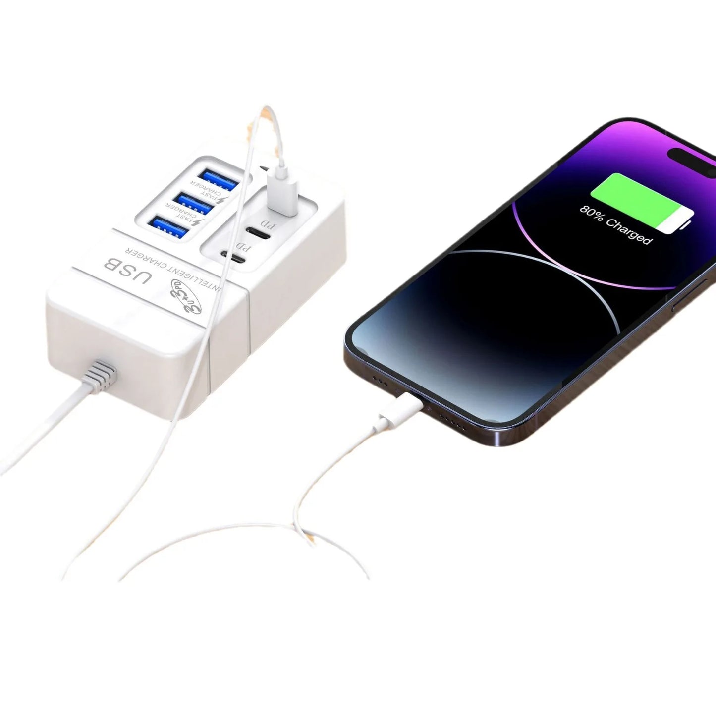 6-Port Multiport USB Charger (35W PD):