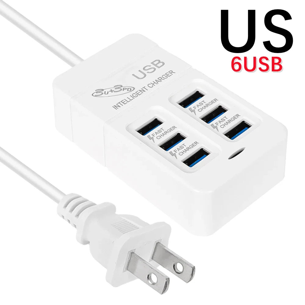 6-Port Multiport USB Charger (35W PD):