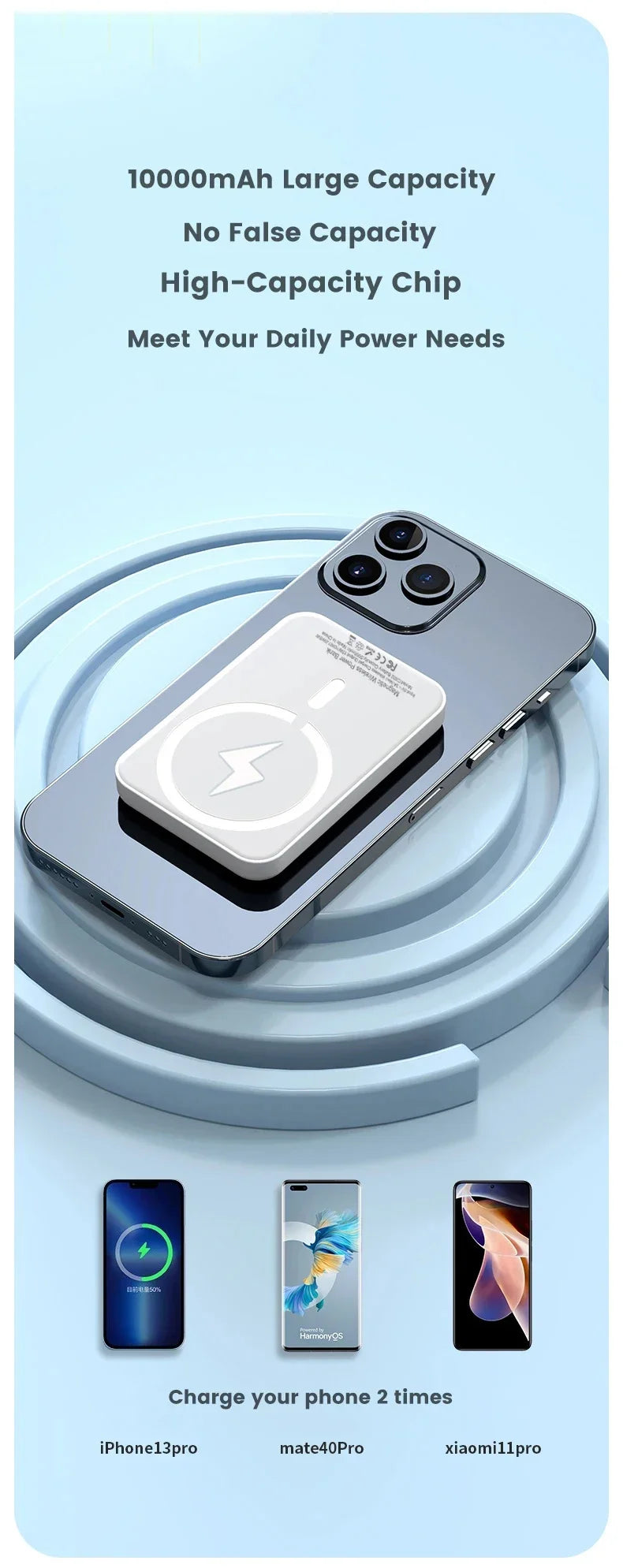 Magnetic Powerbank for iPhone