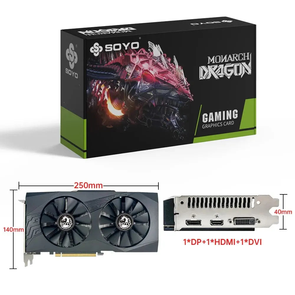 SOYO Radeon RX 580 8G Graphics Card Overview
