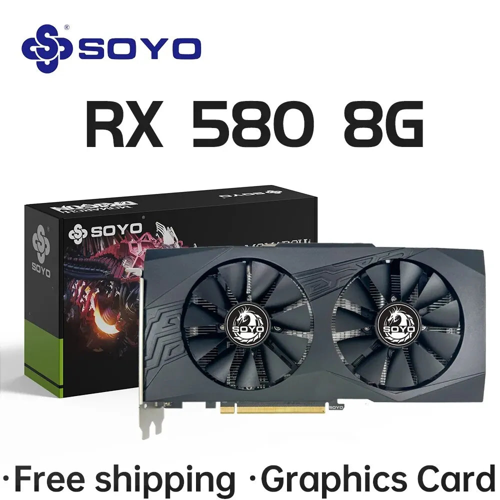 SOYO Radeon RX 580 8G Graphics Card Overview