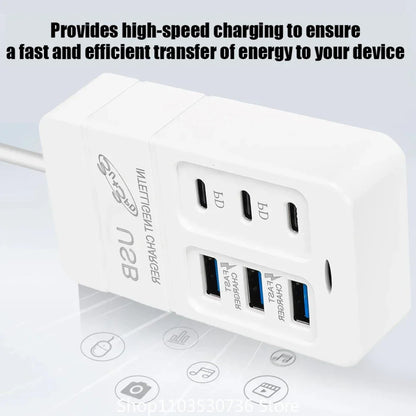 6-Port Multiport USB Charger (35W PD):